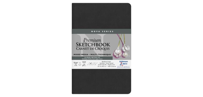 Nova Series carnet souple 46F 21,6x14cm 150g - Gris