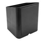 Cubiletes Pen Cube MAGNÉTICO, 2 compartimentos diferentes tamaños y alturas, bloqueador de cables. ECOBlack - Negro