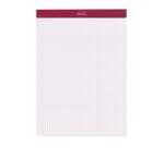 Rhodia gehefteter Block, COULEURS N°18 A4, 80 Blatt kariert 80g, mikroperforiert - Rosa