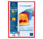 Protège-documents en polypropylène semi rigide Kreacover® Opaque 40 vues - A4 - Couleurs assorties