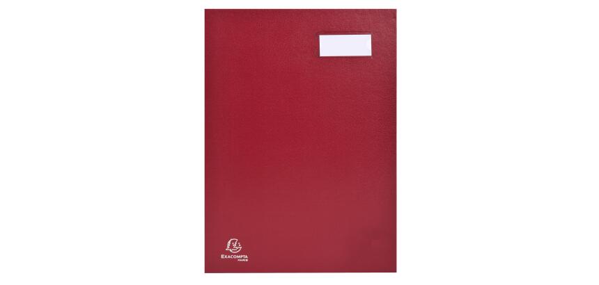 Signature book expanding spine Direction 18 compartments - A4 - Burgundy