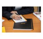 Meetingbook Rhodiactive 90g reliure intégrale A5+ 160 pages microperforé non perforé - Noir