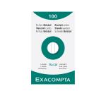 Karteikarten, Packung mit 100 Stück liniert, ungelocht, 75x125mm - Weiß