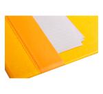 Rhodiarama sous-main rigide simili cuir italien 60x40 cm - Jonquille