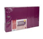 Exacompta, Set mit 5 Ordnern A4, PP, Rückenbreite 80mm, Prem'Touch-Mechanik - Fuchsia
