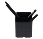 Cubiletes Pen Cube MAGNÉTICO, 2 compartimentos diferentes tamaños y alturas, bloqueador de cables. ECOBlack - Negro