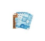 Pochette 3 Feuilles Identiques Ref 904 - Bleu