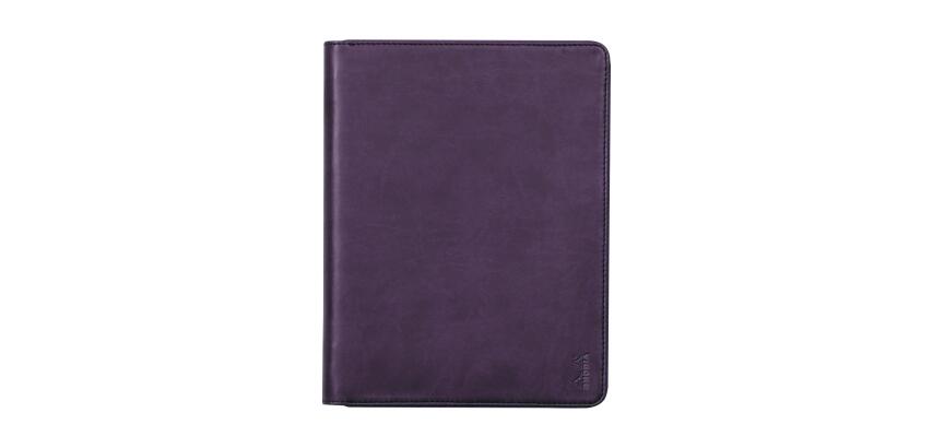Rhodiarama petit conférencier pour bloc ou carnet format A5 - Aubergine - Violet