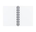 Goldline carnet spiralé 50F A6 140g portrait - Blanc