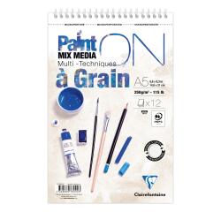 PaintON à Grain bloc spiralé 12F A5+ 250g