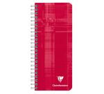 Carnet reliure intégrale 8,5x20cm 180 pages petits carreaux - Assortis