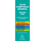 Plan comptable général accordéon 19x7,5cm - Vert