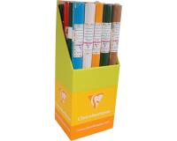CARTON ONDULÉ, 20 rouleaux moyenne cannelure 300g/m2 au format 50x70cm (en présentoir) - Assortiment