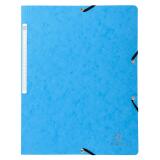 Folder Elastic w/o Flap+Label A4 - Turquoise