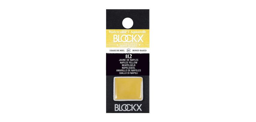 Aquarelle extra-fine demi-godet - Jaune de Naples