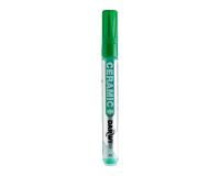 DARWI Kalte Keramikfarbe, Marker 2mm Spitze, Inhalt 6ml, Mittelgrün - Glasgrün