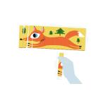 Puzzles Sticks, Forest animals - Multicolour