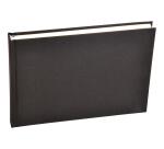 Reisealbum A5, Leinenbezug, 60 Blatt 180g - Schwarz