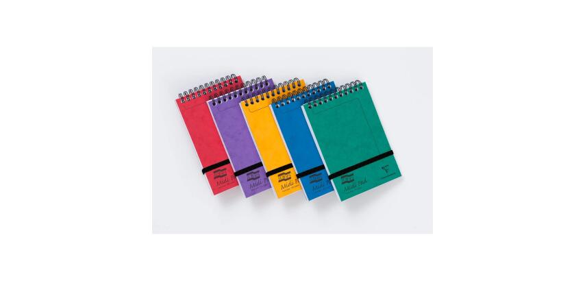 Midi Pad Europa bloc reliure intégrale en-tête 10,2x15,2cm 200 pages ligné Couleur aléatoire