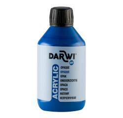 DARWI Acrylfarbe opak, Flasche 250ml, Dunkelblau - Dunkelblau