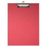 Porte-bloc papier enduit - Format 23x32cm pour A4 - Rouge
