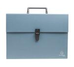 Exacompta Autentik Expanding File with Handle, 18 Compartments, Recycled - Assorted colours