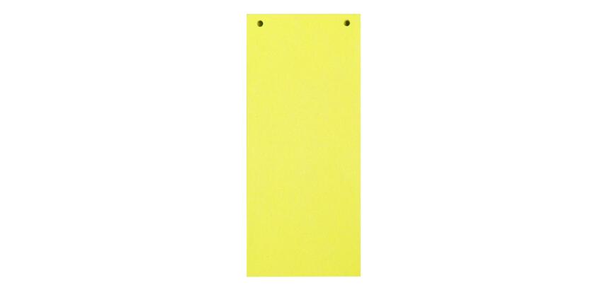 Paquet 100 fiches intercalaires horizontales unies perforées Forever - 105x240mm