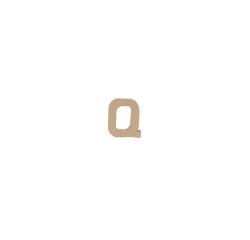 Lettre Q kraft 20cm - Kraft