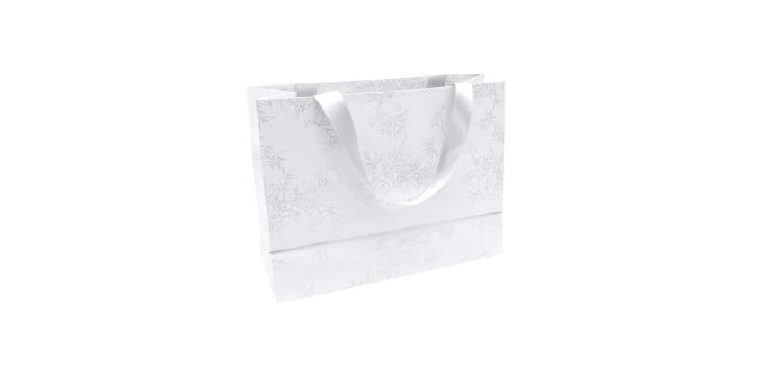 Sac cadeau 'Premium blanc', grand