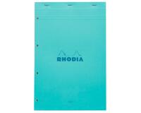 Rhodia bloc agrafé COULEURS N°20 Seyès 80 feuillets microperforés et perforés 4 trous, couvertures assorties - Assortis