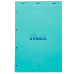 Rhodia Colour Stapled Pad 80sh 21x31.8 Seyes - Assortment
