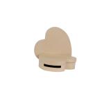 Set of 2 Heart Shaped Letter Box (9x36x36/10x36x36cm) - Kraft