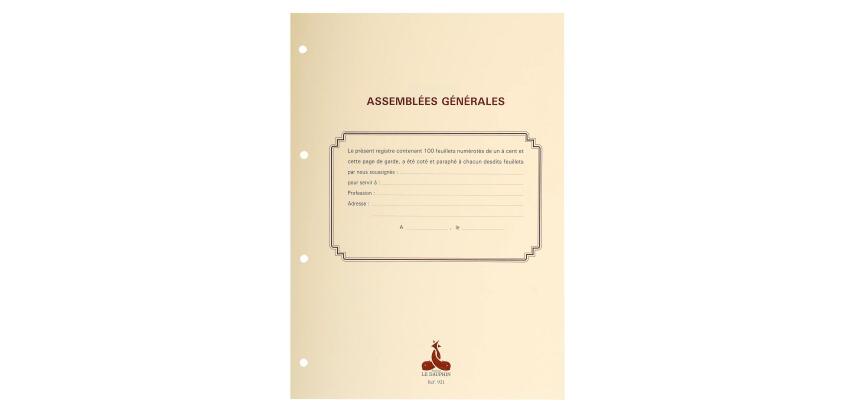 Le Dauphin Refill sheets for Legal Registers 297x210 - White
