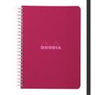 Rhodia Spiralbuch, COULEURS A5 liniert 60 Blatt 80g - Pflaume