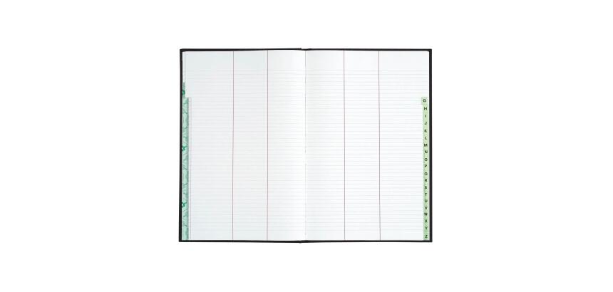 Register 340X225 Directory through 400 pages - Black cloth