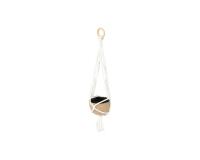 Petite suspension macramé avec cachepot - Kraft