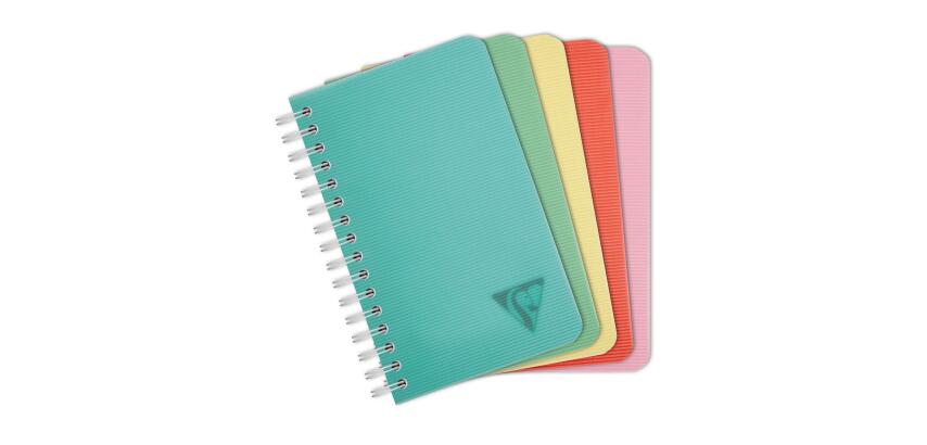 Integrated binding notebook LINICOLOR, 90x140mm