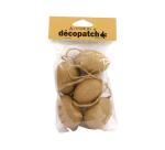 Sachet de 5 oeufs à suspendre 4x11x15cm - Kraft