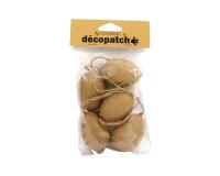 Sachet de 5 oeufs à suspendre 4x11x15cm - Kraft