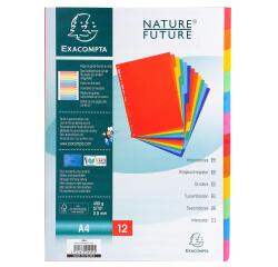 Separadores Cartulina lustrada rígida 5/10º - 400 g/m 2 - Colores surtidos