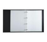 Reliure registre 32x26cm 4 anneaux avec recharge Conseil d'Administration - Noir