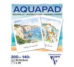 Block Polaroid Aquapad, Aquarell, 9x10,5 cm, 20 Blatt 300g