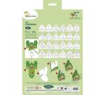 Graffy Christmas, Adventskalender om te kleuren - Groen