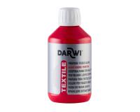 DARWI Flacon de 250 ml de Peinture Textile Opaque - vermillon