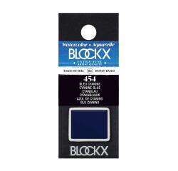 Aquarelle extra-fine demi-godet - Bleu cyanine