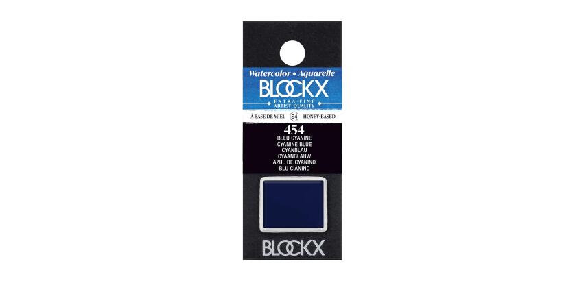 Aquarellfarbe, Cyanblau - 1/2 Näpfchen 1,5ml - Blau Cyanine