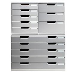 Schubladenbox MODULO A3, 5 geschlossene Laden