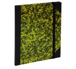 Marble Notebook 220x170, 192 lined pages - Khaki