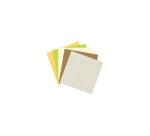 PAPIER UNI, Pochette de 5 feuilles 210g/m2 au format 30.5x30.5cm - Assortiment