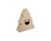 Boîte sapin sourire M - Kraft